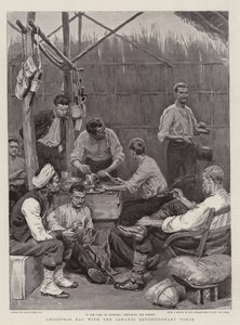 Eerste Kerstdag met de Ashanti Expeditionaire Macht door Frank Dadd